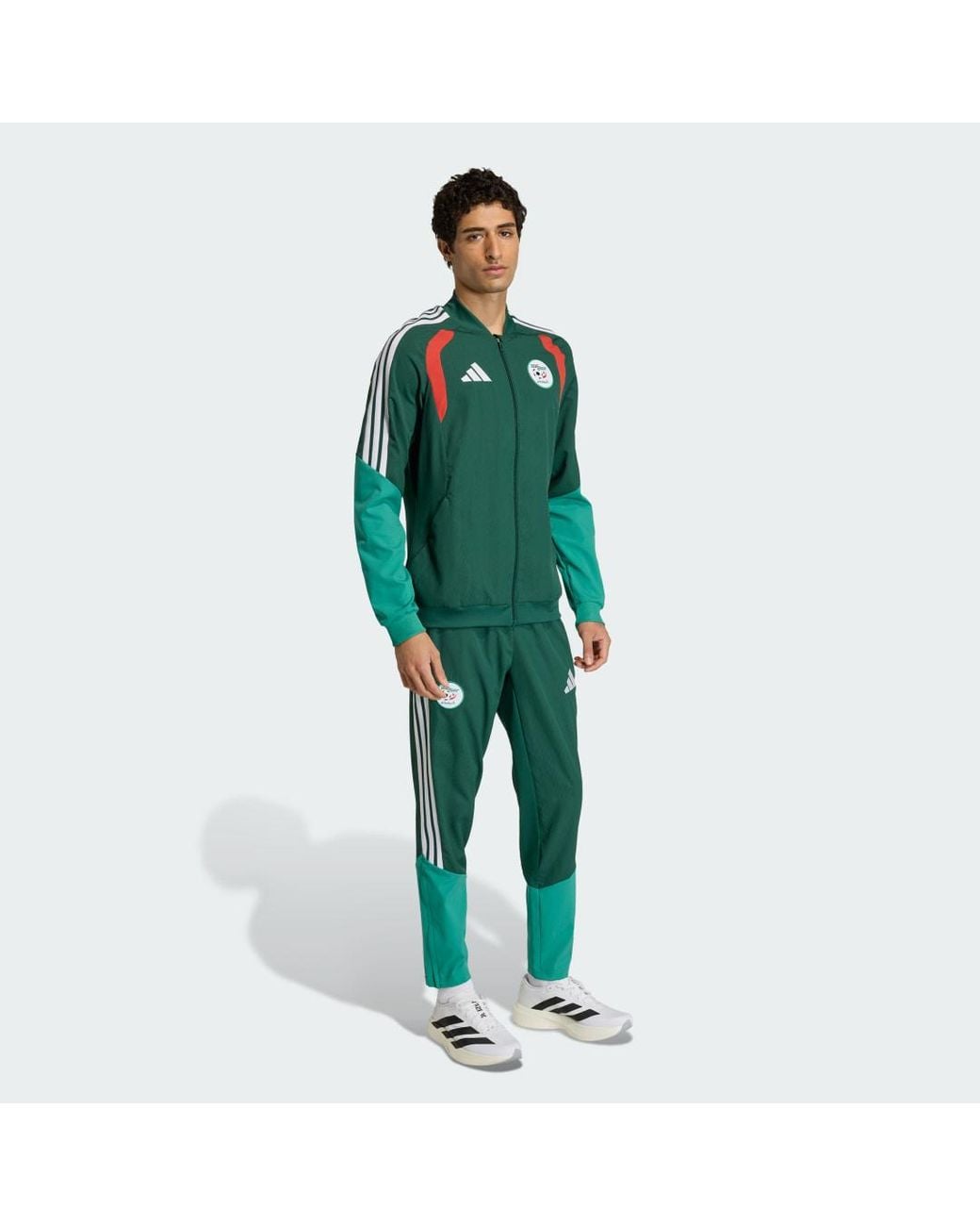 Adidas Green Algeria 26 Presentation Jacket for men