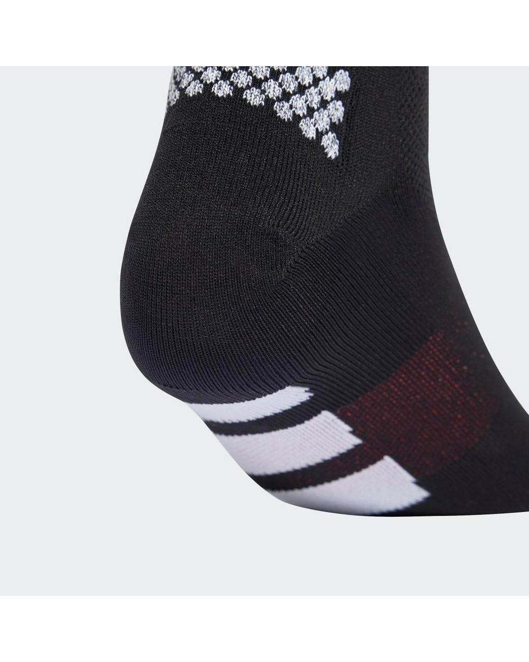 Adidas Black Running Adizero Quarter Sock