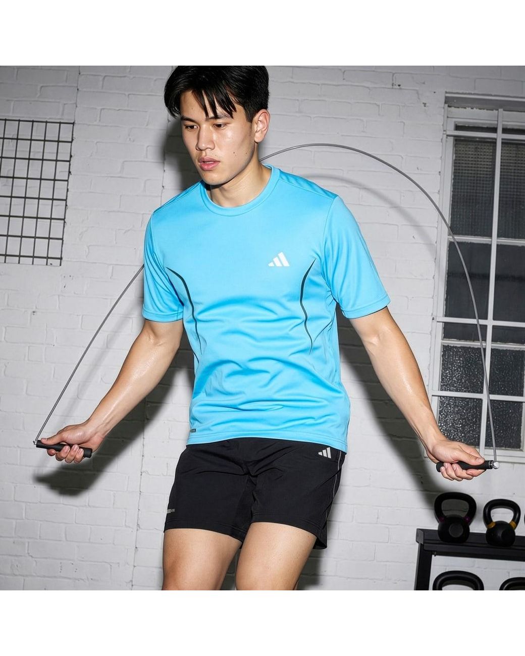 Adidas Originals Blue Tech Apparel T-Shirt for men