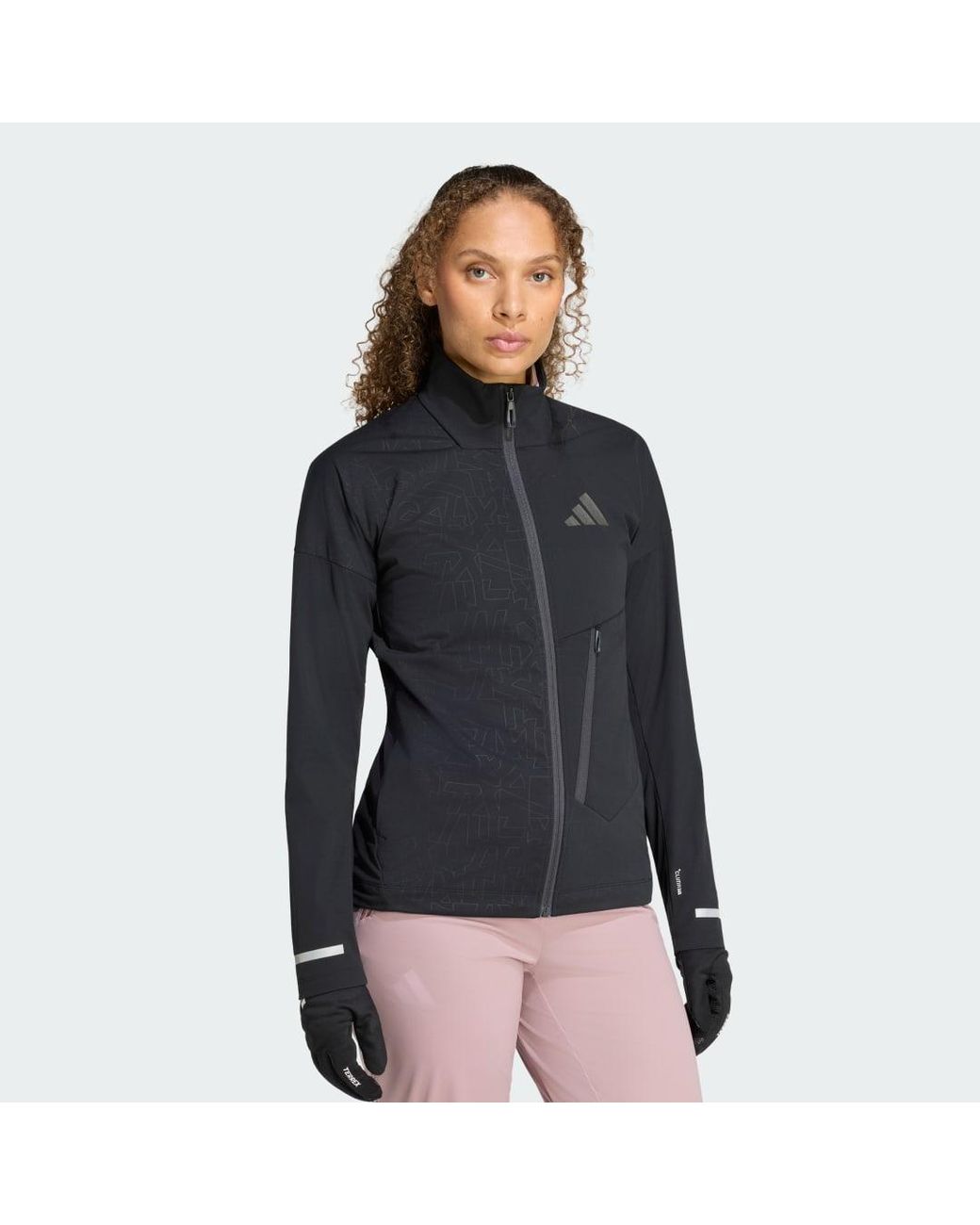 Adidas Black Terrex Xperior Cross Country-Ski Softshell Jacket
