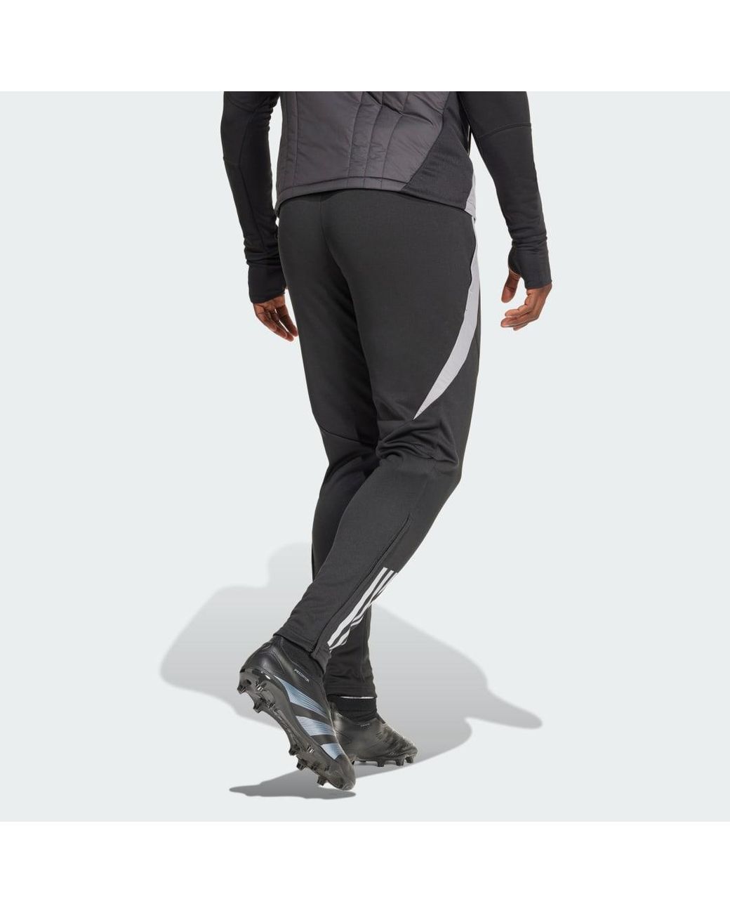 Adidas Black Tiro 24 Competition Winterized Tracksuit Bottoms for men