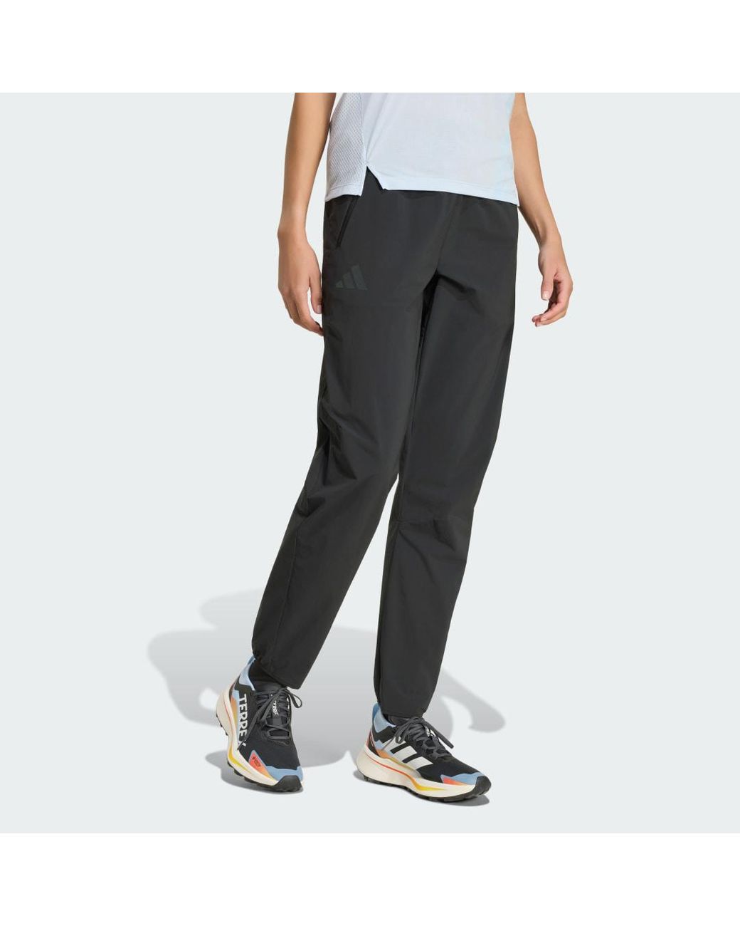 Adidas Black Terrex Xperior Clima365 Light Tracksuit Bottoms