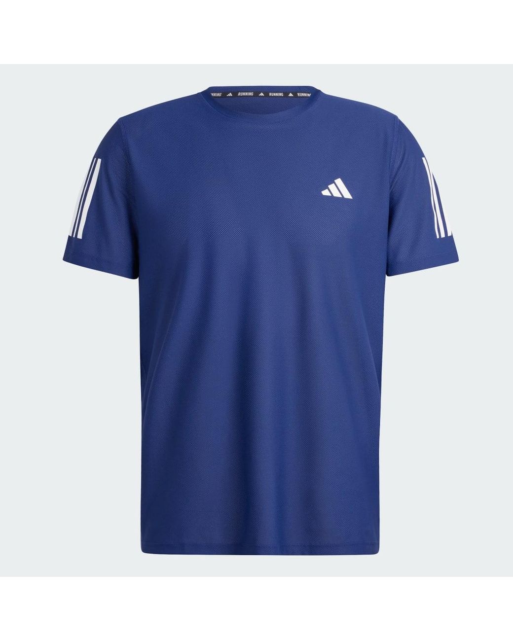 Adidas Blue Own The Run T-shirt for men