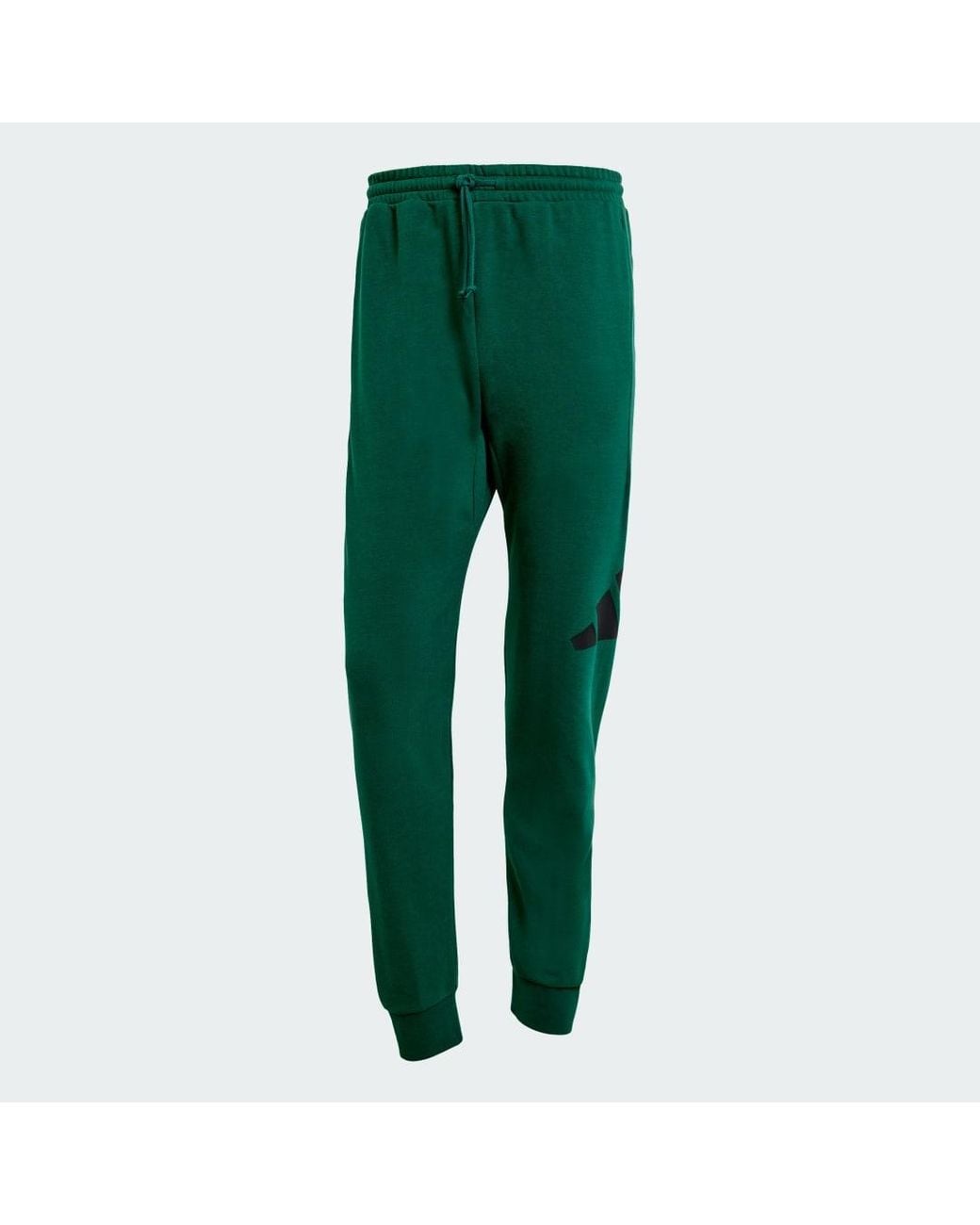 Adidas Green Essentials Big Logo French Terry Joggers for men