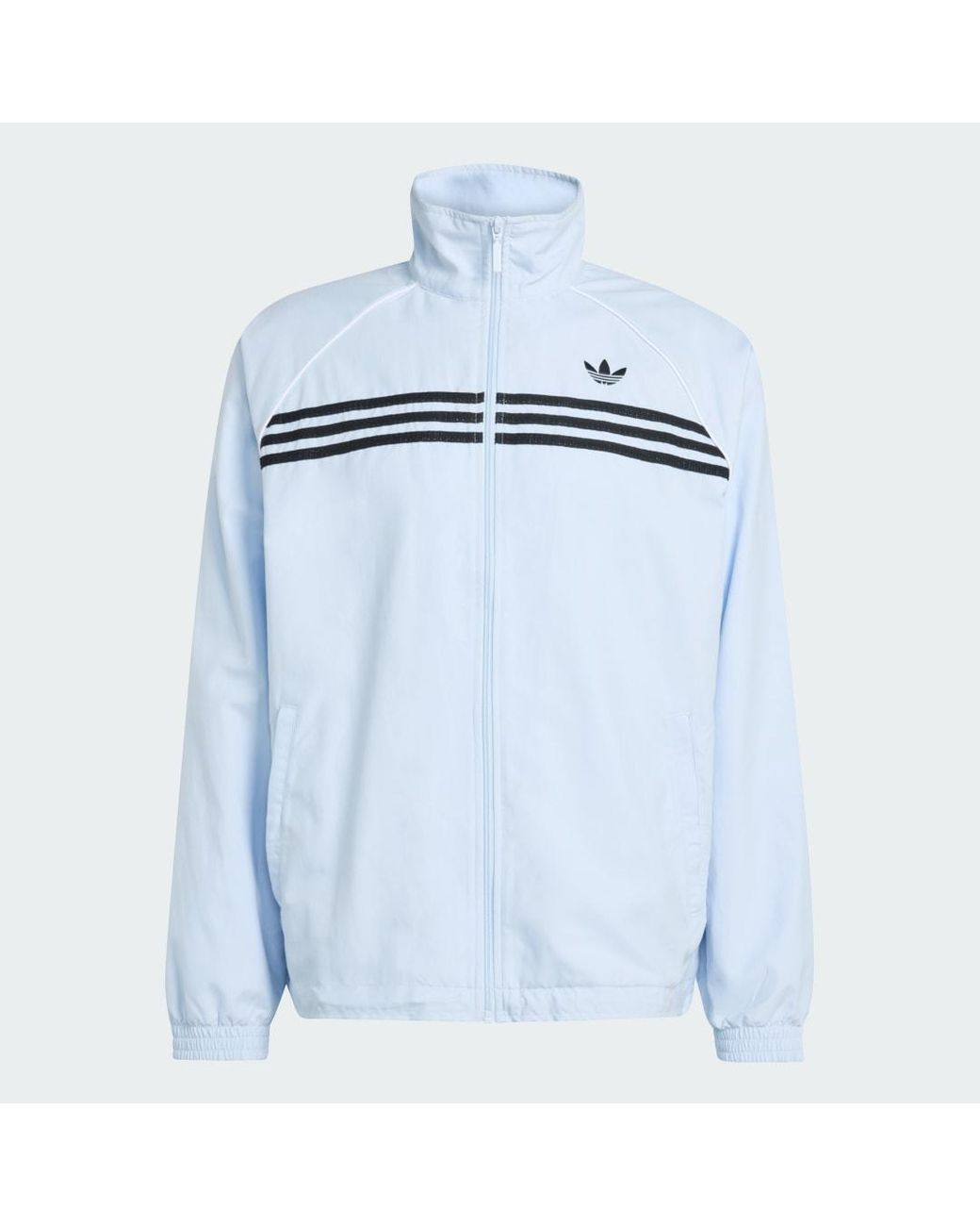 Adidas Blue Chest Stripes Track Top for men