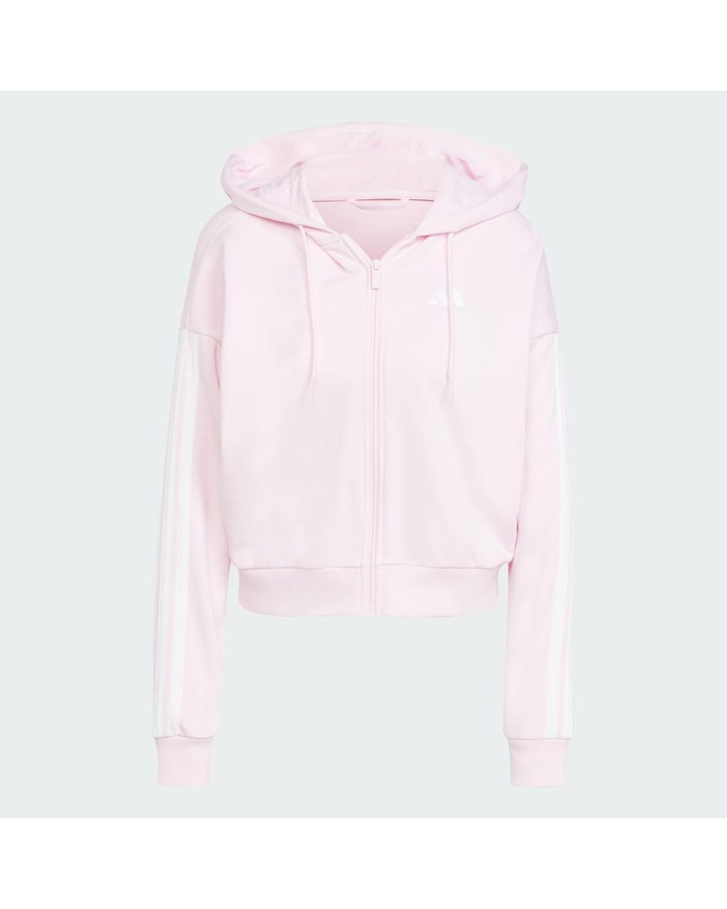 Adidas Multicolor Essentials 3-Stripes French Terry Full-Zip Hoodie
