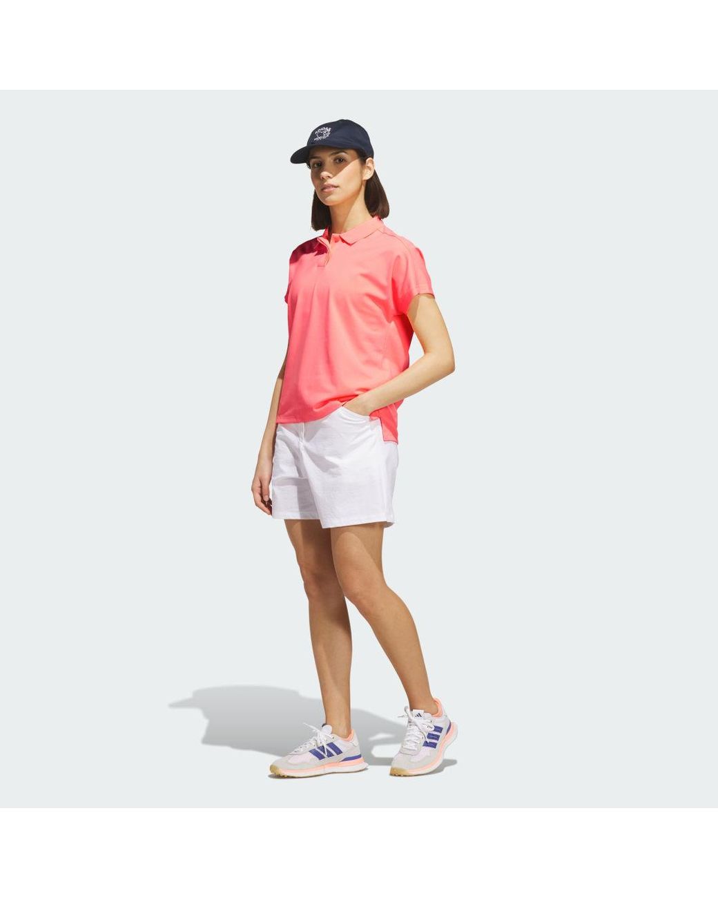 Adidas Red Ultimate365+ Butterspun Loose Polo Shirt