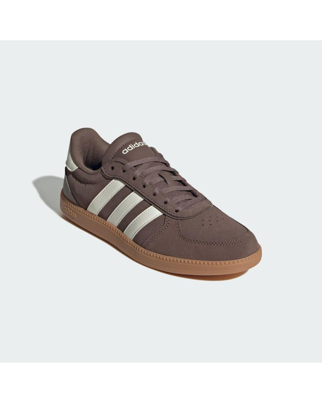 Adidas Multicolor Breaknet Sleek Suede Trainers S White/coral/green 4.5 Uk