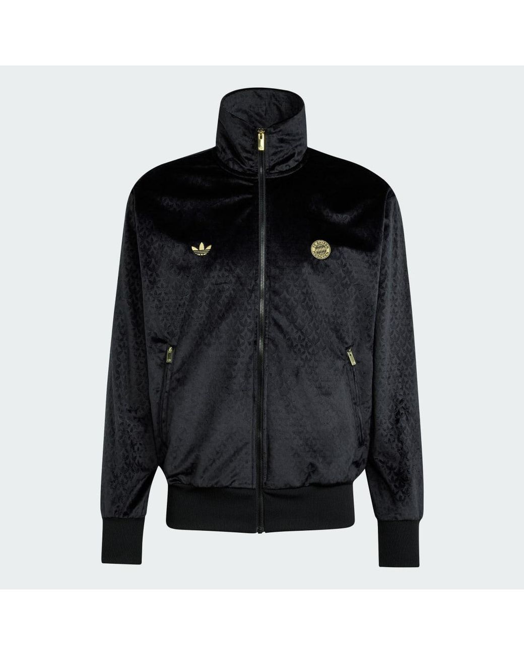 Adidas Black Fc Bayern Track Top for men