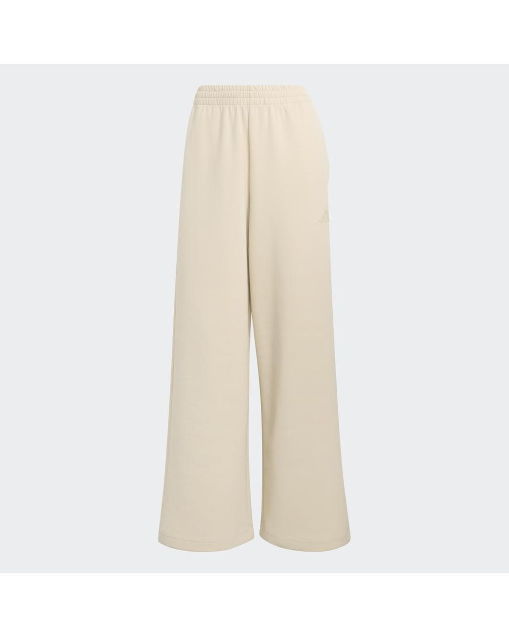 Adidas Natural Soft Lux Straight Leg Tracksuit Bottoms