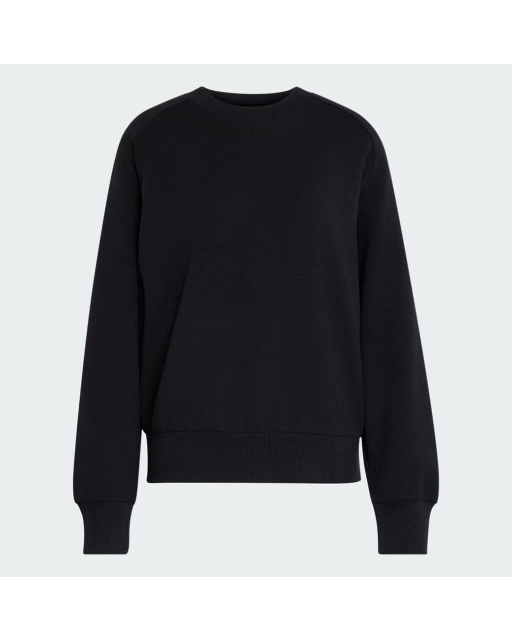 Adidas Black Soft Lux Loose Sweatshirt