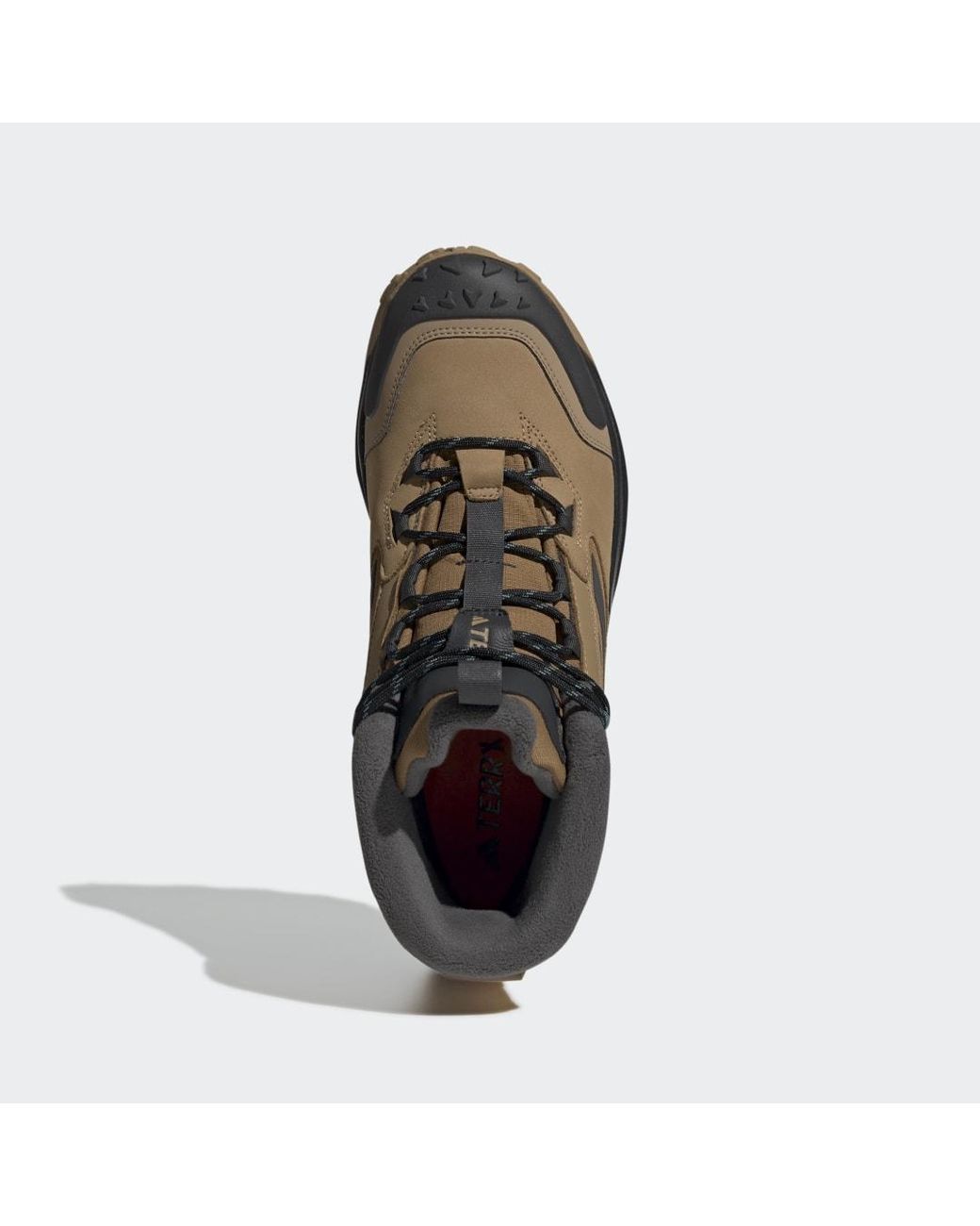 Adidas Brown Terrex Winter Leather Mid Cut Rain.Rdy Cold.Rdy Boots