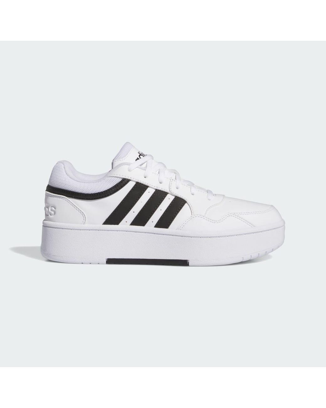 Adidas White Hoops 3.0 Bold Shoes