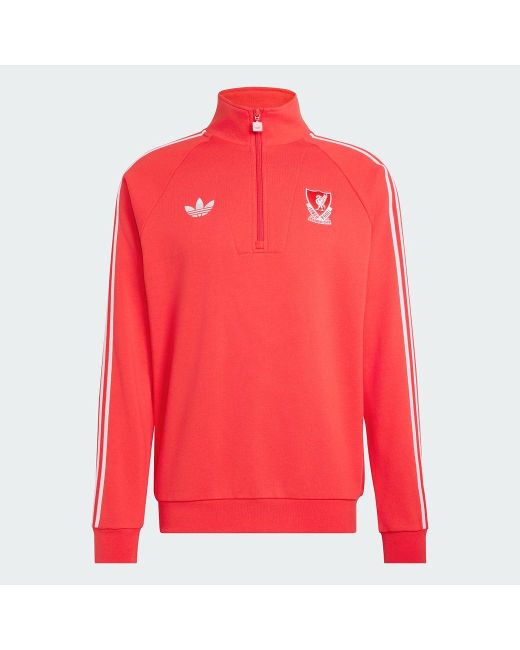 Adidas Red Liverpool Fc Originals Half Zip Top for men