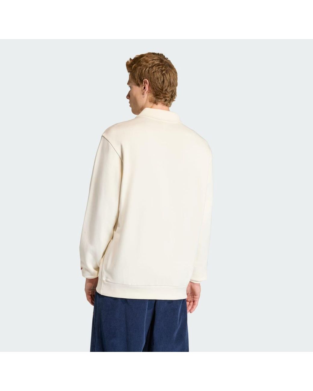 Adidas Natural Jude Bellingham Loose Half Zip Sweatshirt for men