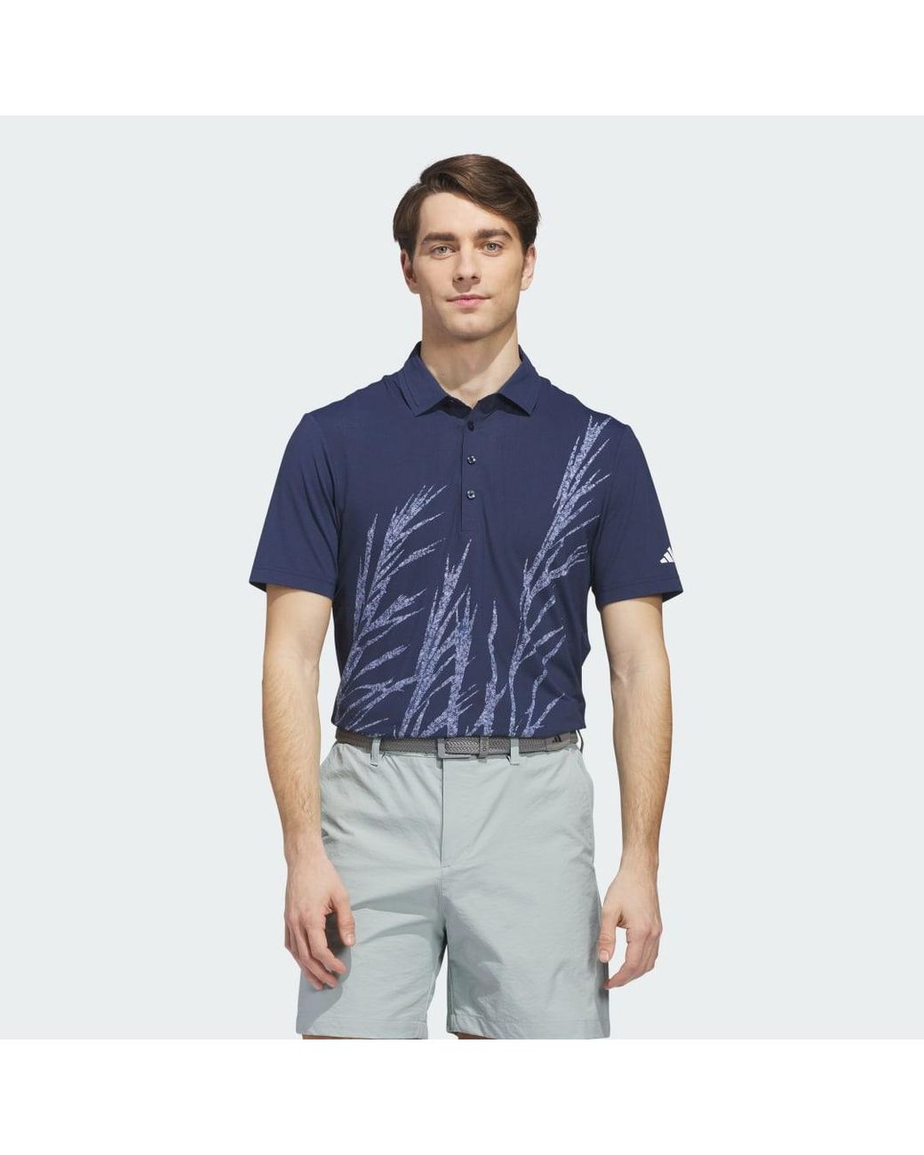 Adidas Blue Golf Ultimate365 Tour Cool Feeling Fescue Polo Shirt Ks5778 for men