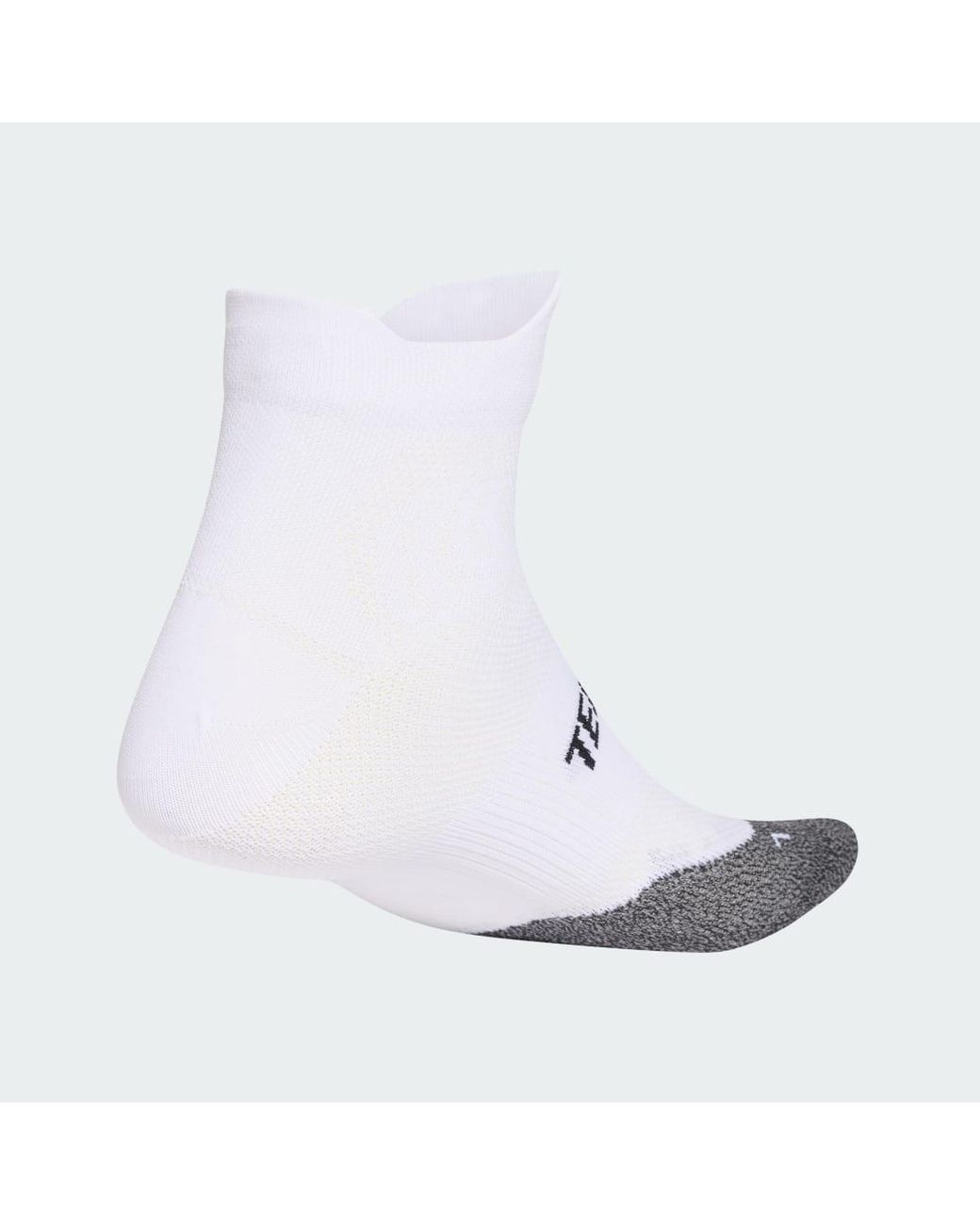 Adidas White Terrex Climacool Trail Running Speed Ankle Socks
