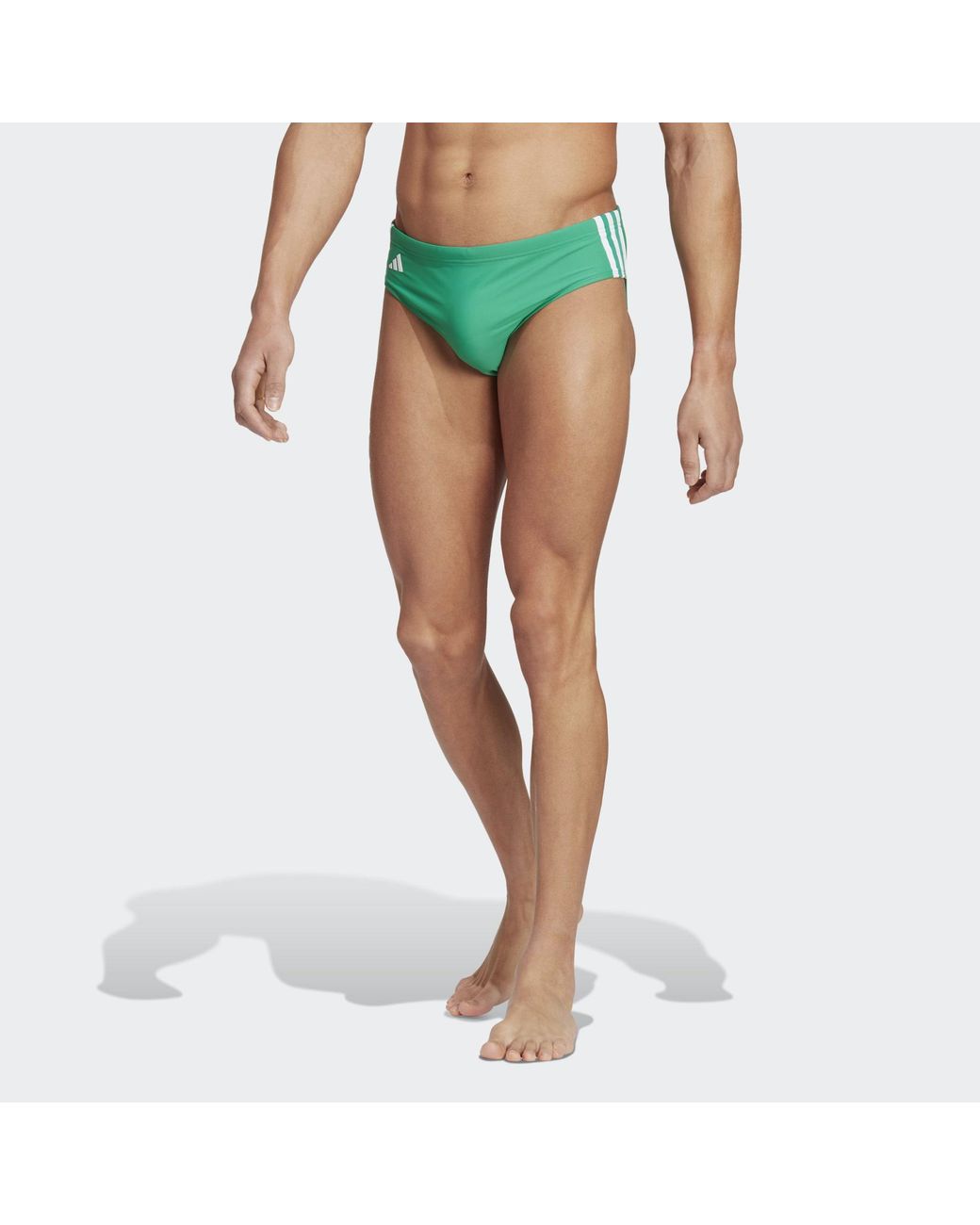 adidas Classic 3 stripes Swim Trunks in Blue for Men Lyst UK