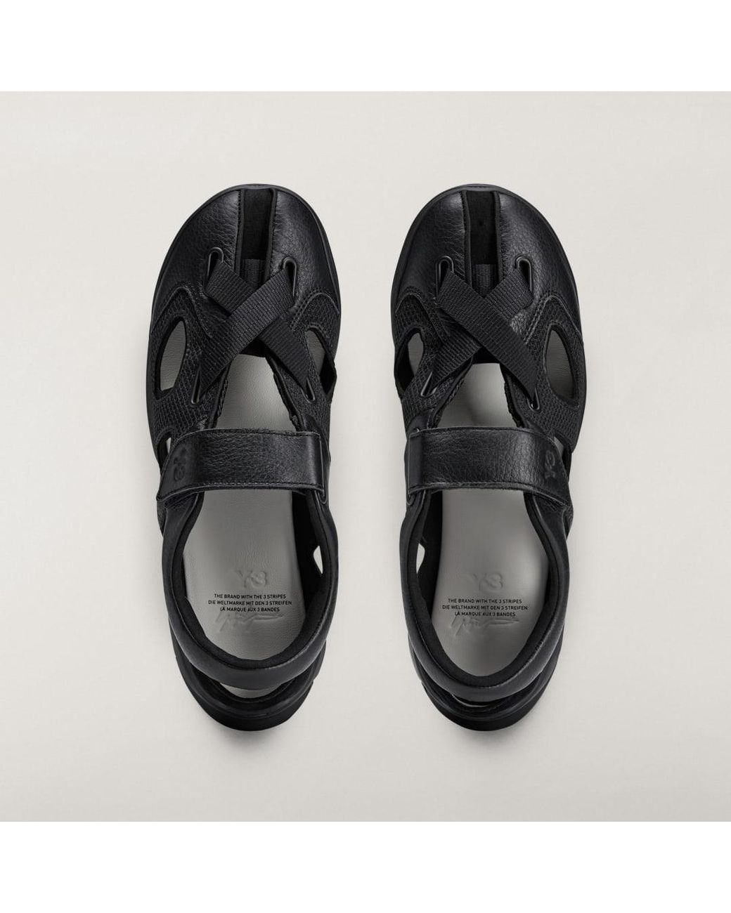 Adidas Black Y-3 Gsg9 Sandal