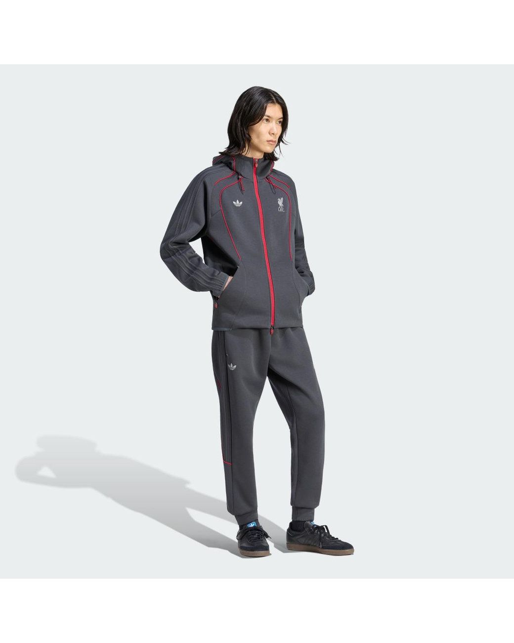 Adidas Gray Liverpool Fc 26/27 Originals Teamgeist 26 Tracktop for men