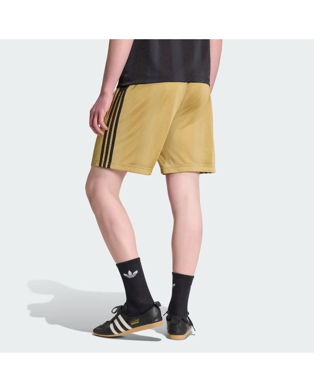 Adidas Natural Adicolor Jacquard Shorts for men