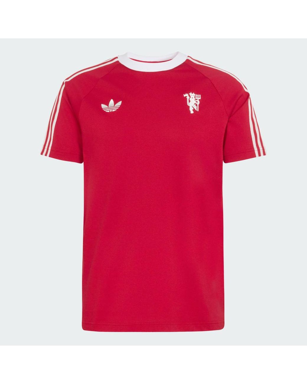 Adidas Red Manchester United Originals T-Shirt for men