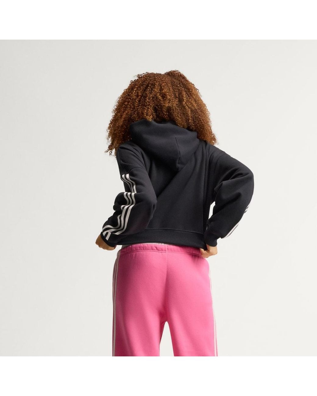 Adidas Red Adisignature 3 Stripes Hoodie