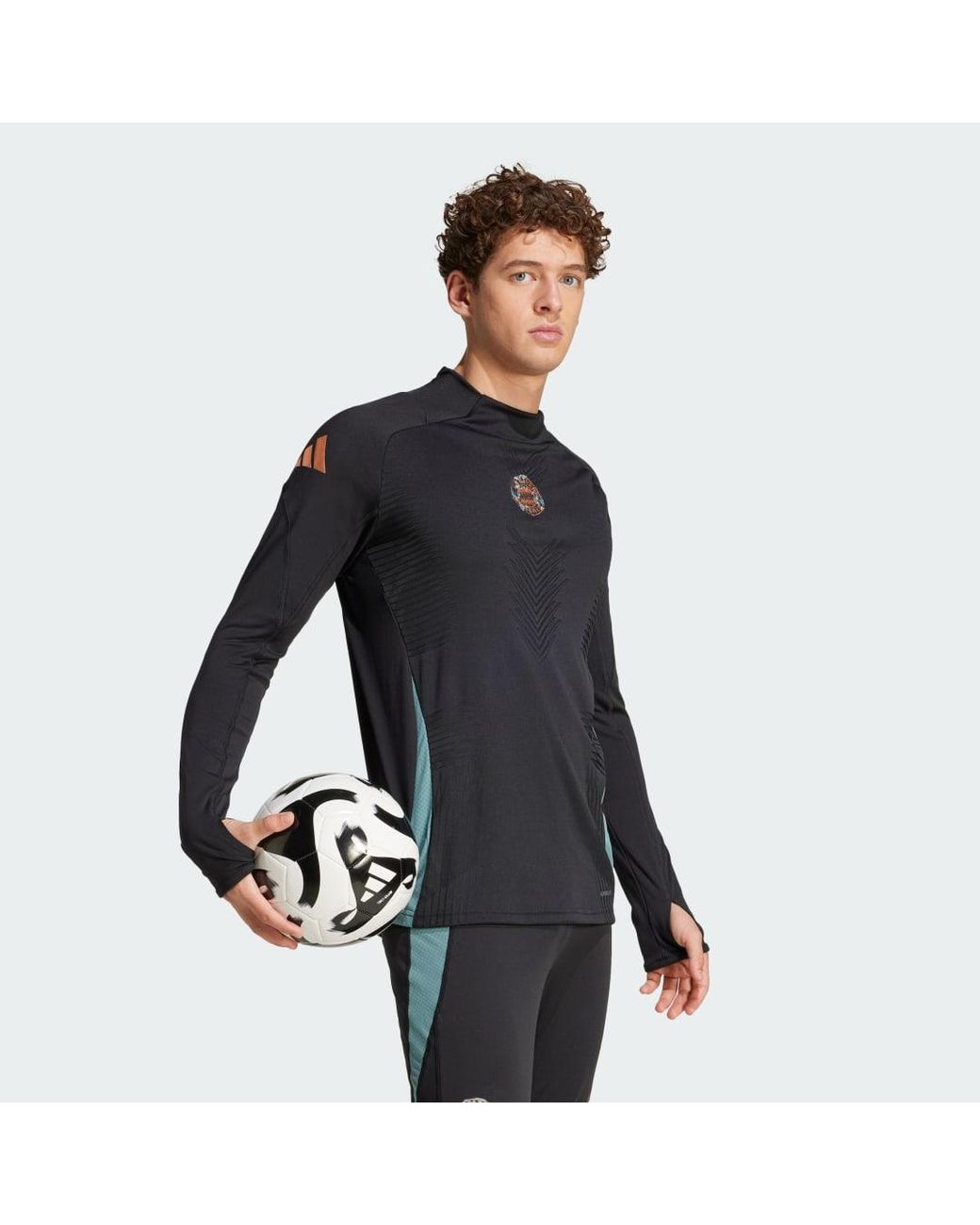 Adidas Black Fc Bayern Tiro 24 Pro Training Top for men