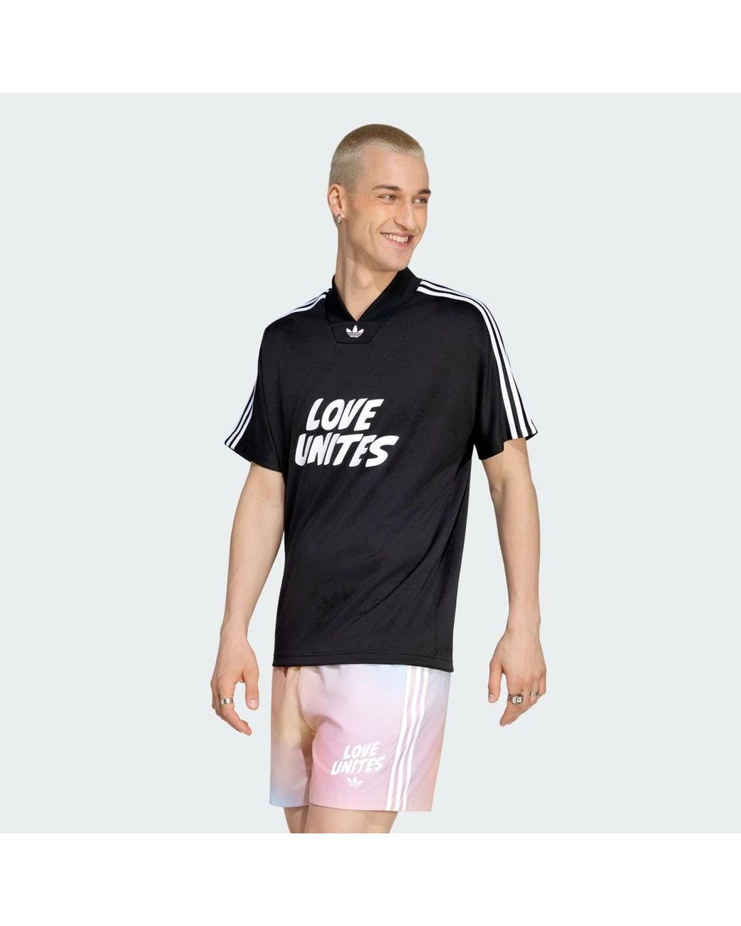 Adidas Black Love Unites Emb Jersey