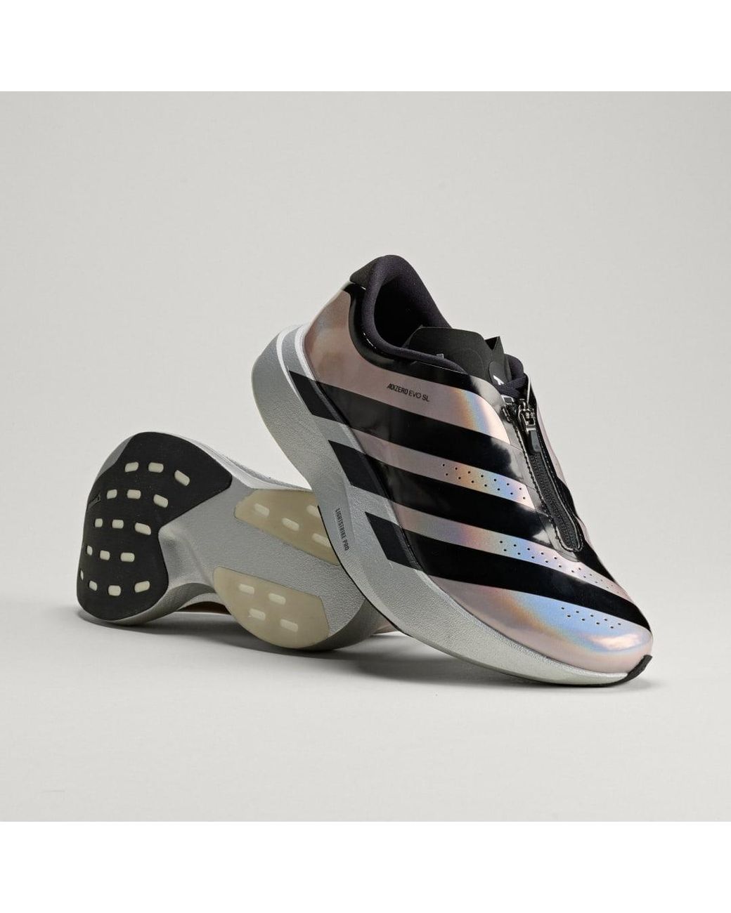 Adidas Black Adizero Evo Sl Zip Shoes