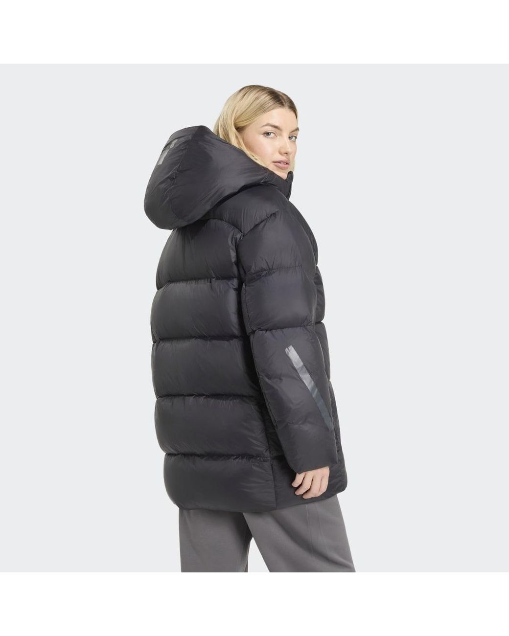 Adidas Black Z.N.E. Puffer Down Parka Jacket