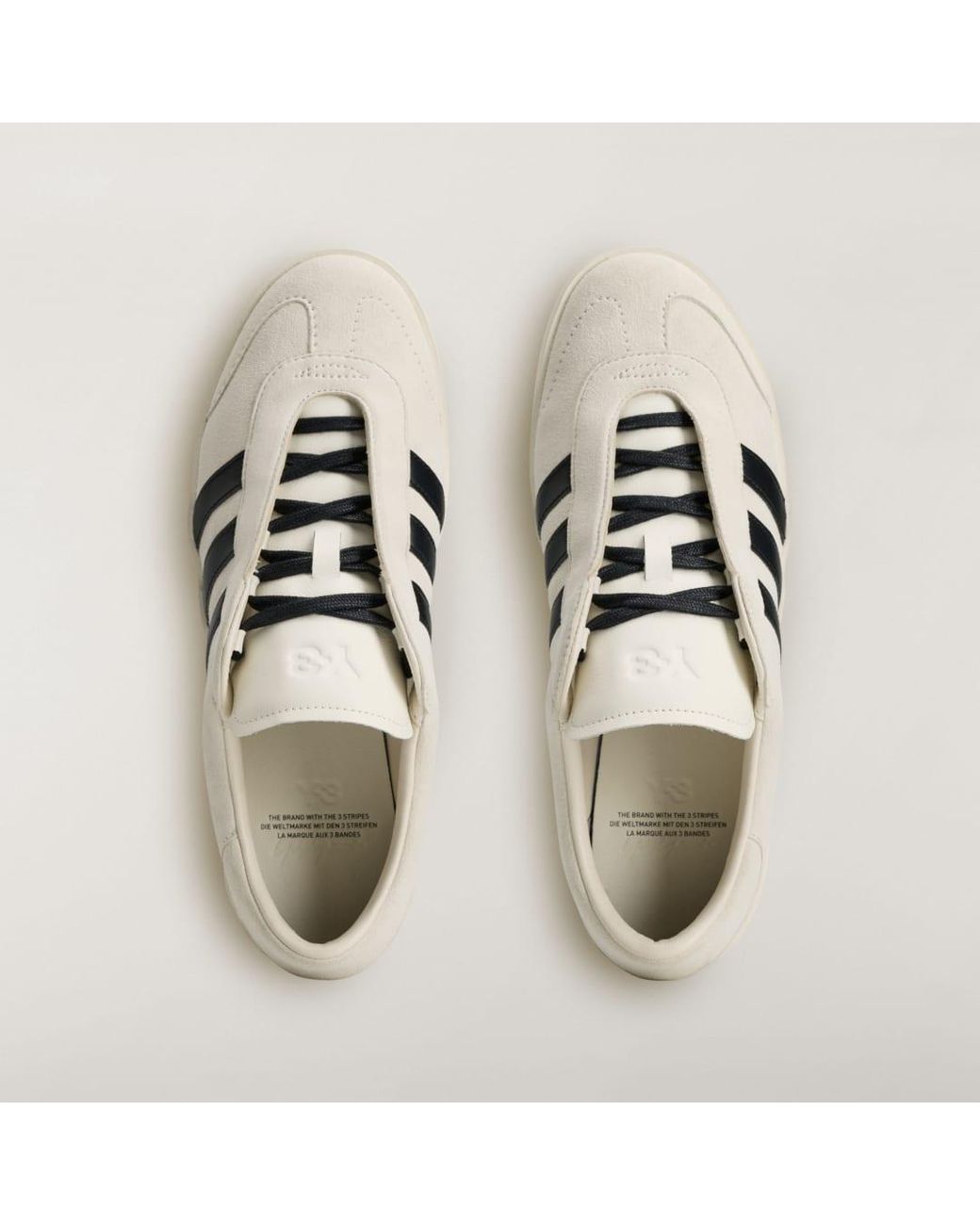 Adidas White Y-3 Gazelle Shoes