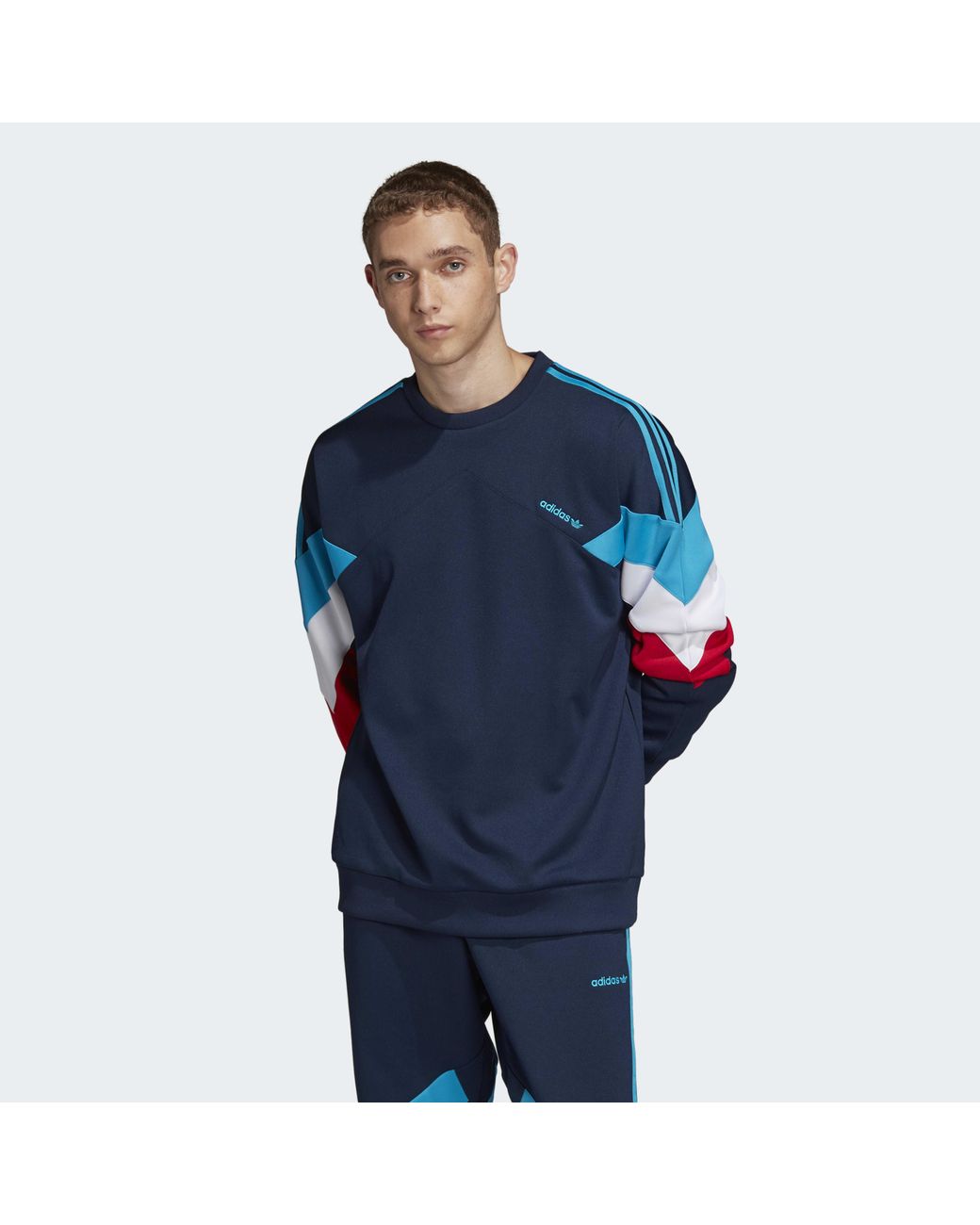 adidas Palmeston Sweatshirt in Blau für Herren | Lyst DE