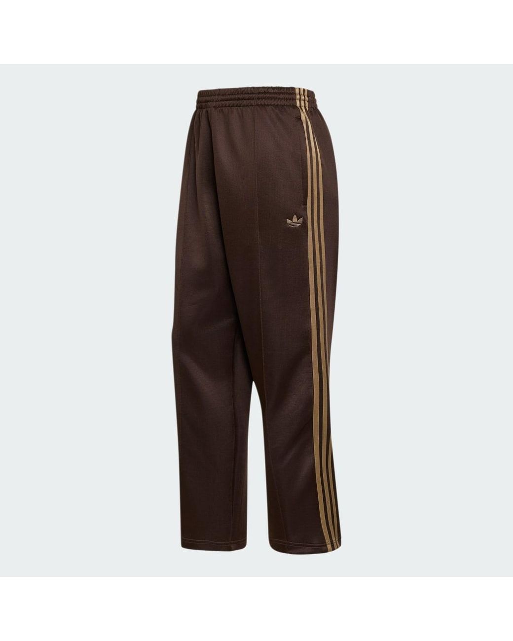 Adidas Brown Adicolor Spacer Baggy Track Pant for men