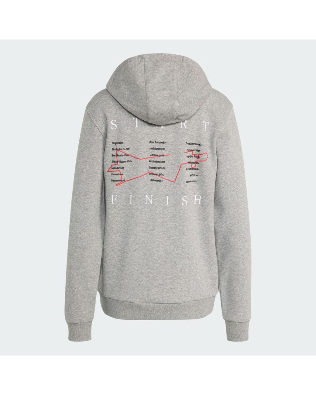 Adidas Gray Berlin Half Marathon Hoody