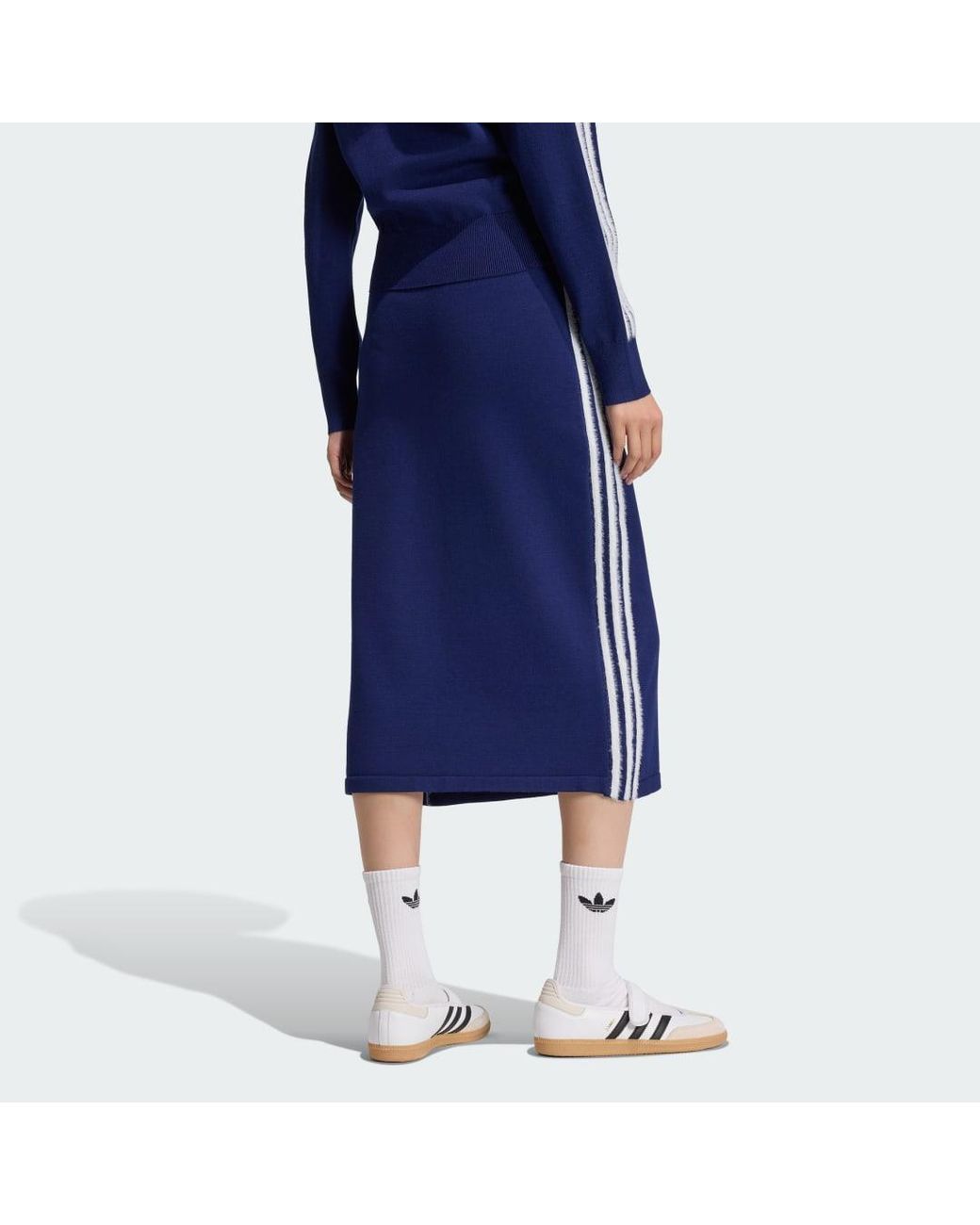 Adidas Originals Blue Knitted Skirt