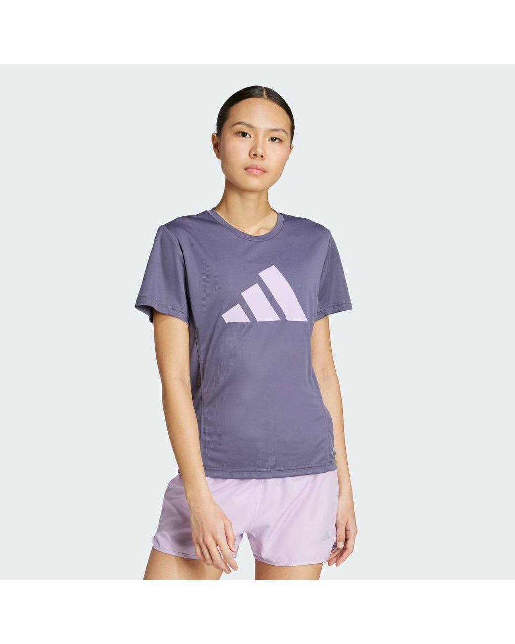 Adidas Purple Run It Tee