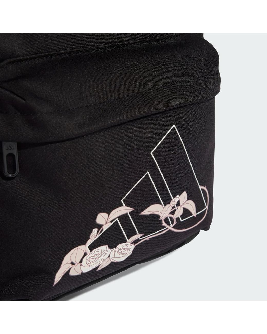 adidas Classic Flower Backpack in Black Lyst UK