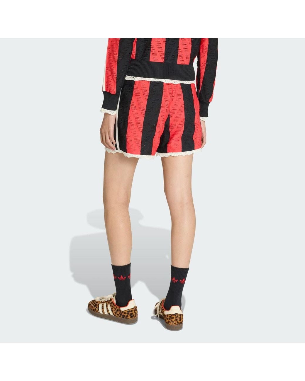 Adidas Red Firebird Loose Shorts