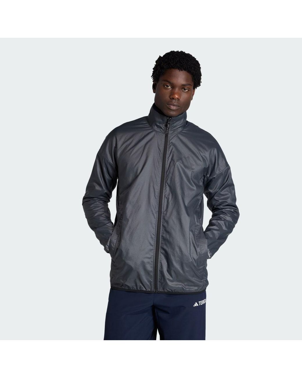 Adidas Blue Terrex Multi Clima365 Windweave Jacket for men