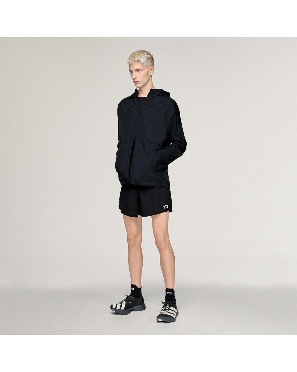 Adidas Black Y-3 Running Jacket for men