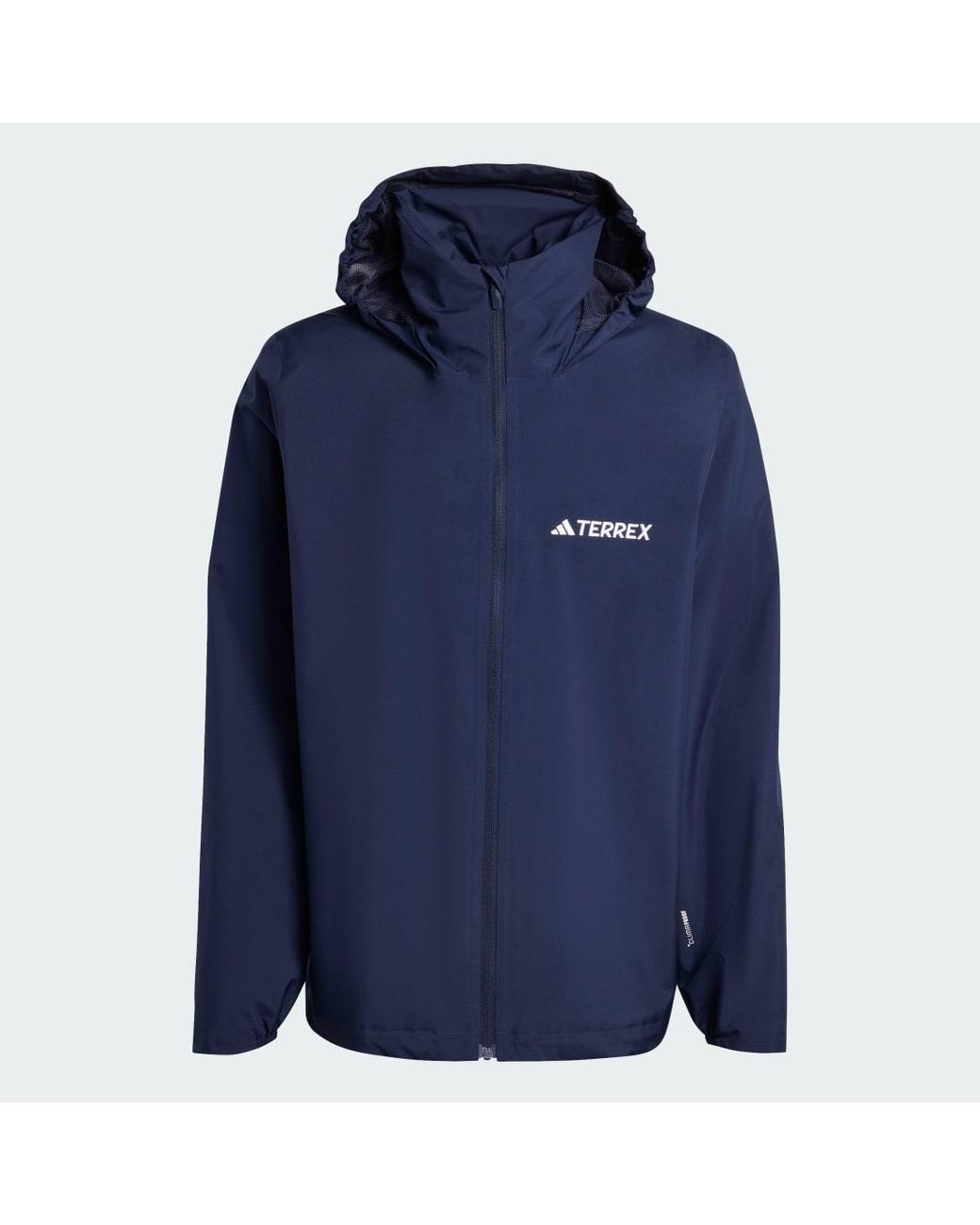 Adidas Blue Multi Essentials 2L Rain Jacket for men