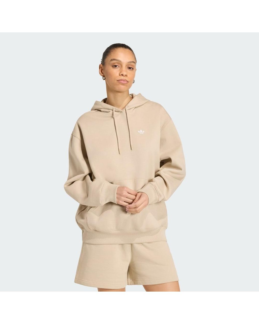 Adidas Natural Essentials Oversized Fleece Hoodie
