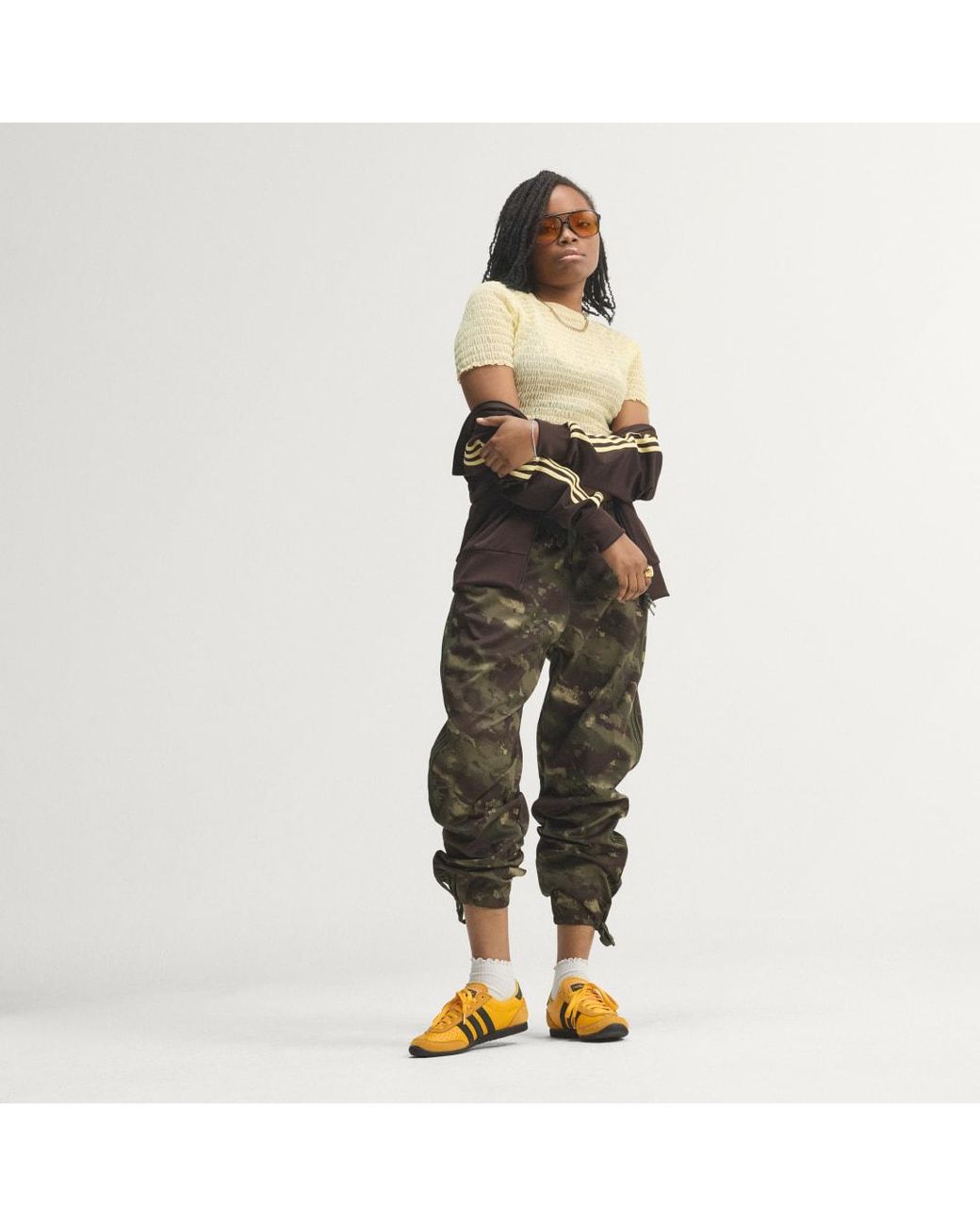 Adidas Brown Cargo Pant Oversized