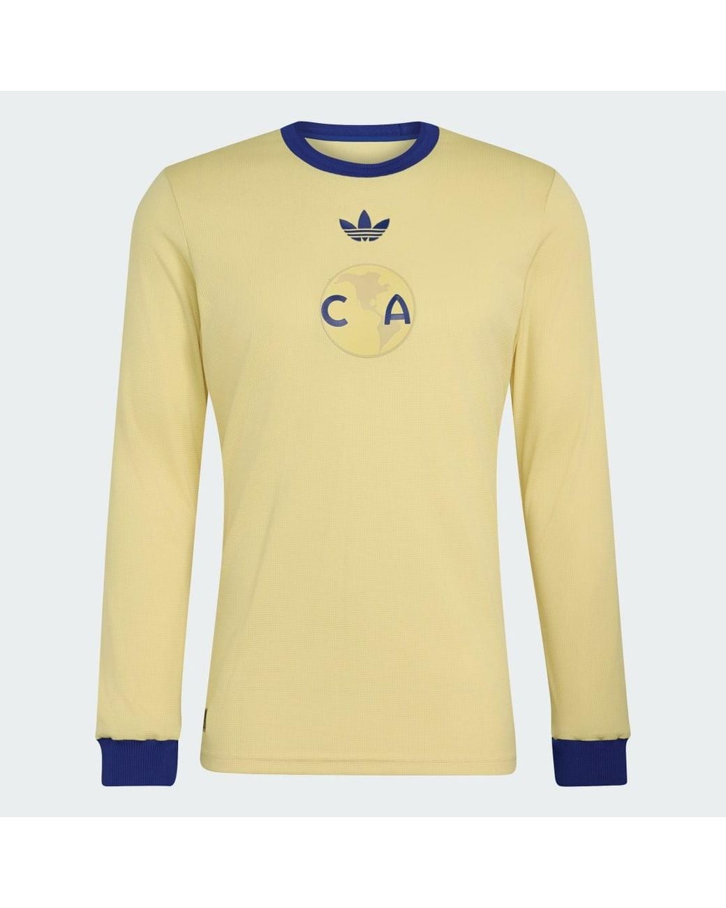 Adidas Yellow Club America 26/27 Anniversary Jersey Long Sleeve for men