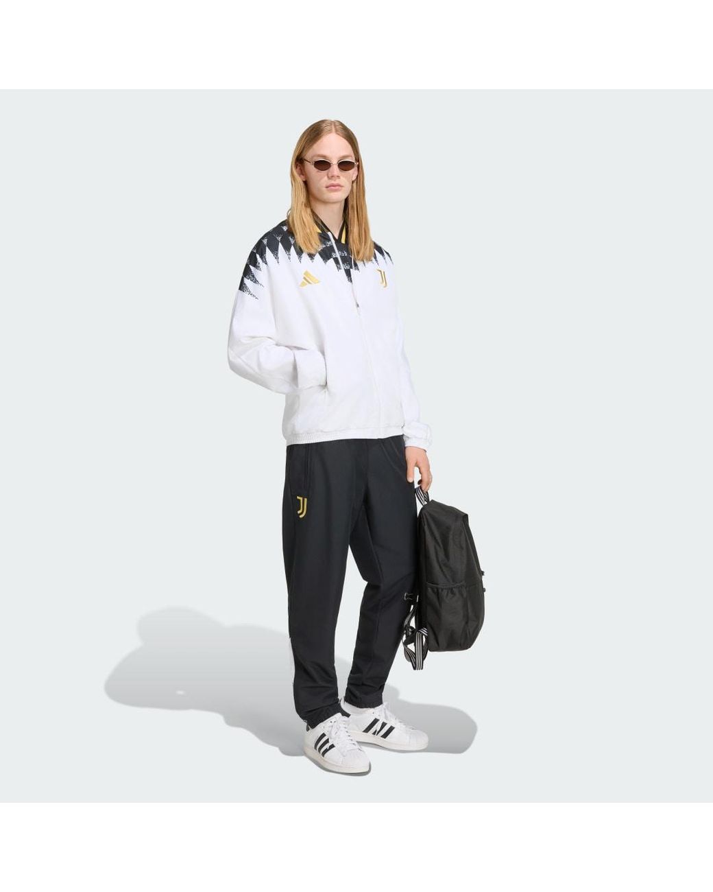 Adidas Black Juventus Turin Stadium Track Pants for men
