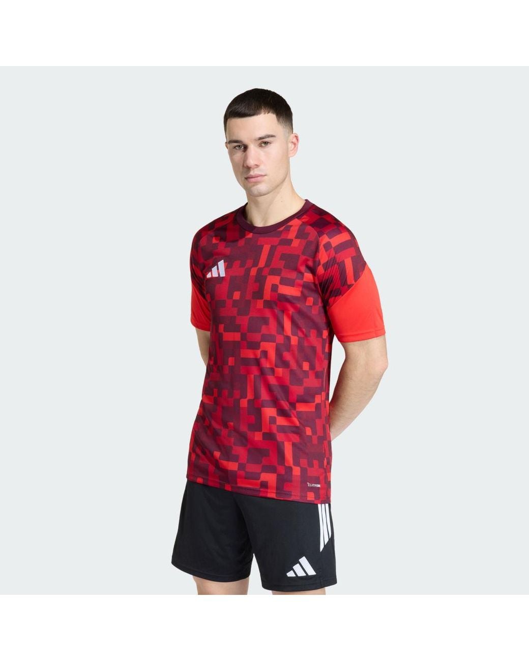 Adidas Red 26 Pre Match Jersey for men