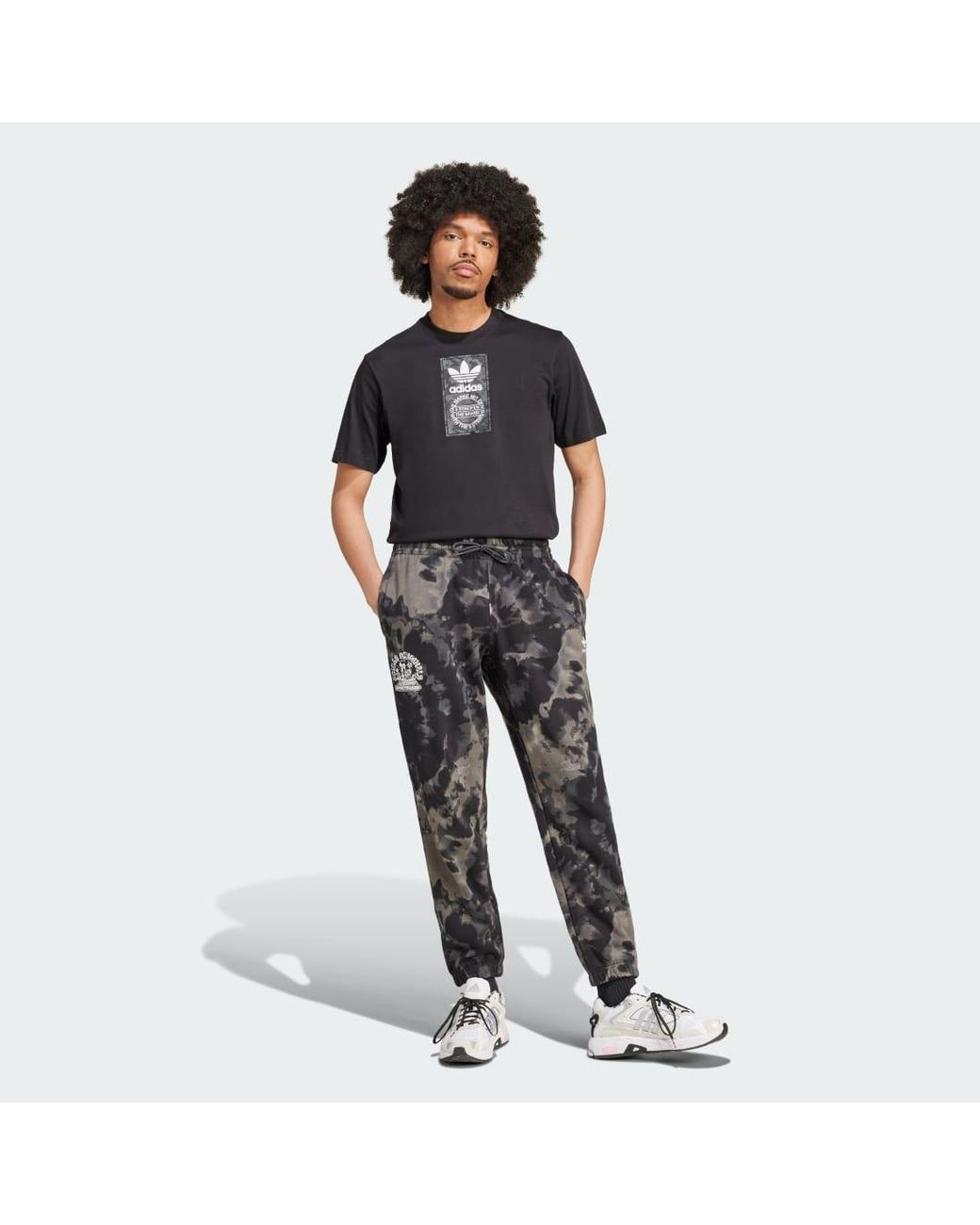 Adidas Black Camo Label Tee for men
