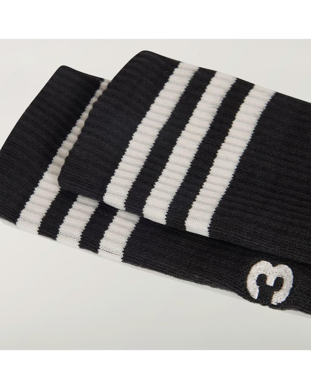 Adidas Black Y-3 Stripes High Socks