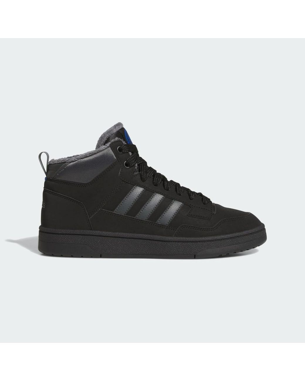 Adidas Black Rapid Court Mid Winterized Shoes